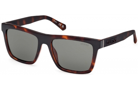 Gafas de Sol - Guess - GU00166 - 52N  DARK HAVANA // GREEN
