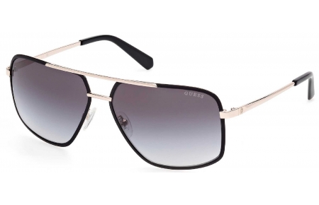 Gafas de Sol - Guess - GU00167 - 02B  MATTE BLACK // GREY GRADIENT