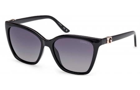 Gafas de Sol - Guess - GU00191 - 01D  SHINY BLACK // GREY GRADIENT POLARIZED