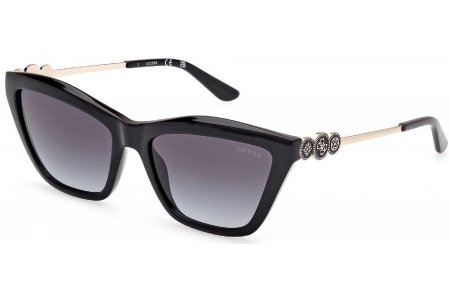 Gafas de Sol - Guess - GU00199 - 01B  SHINY BLACK // GREY GRADIENT