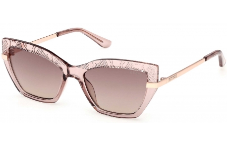 Gafas de Sol - Guess - GU00216 - 57F  SHINY BEIGE // BROWN GRADIENT