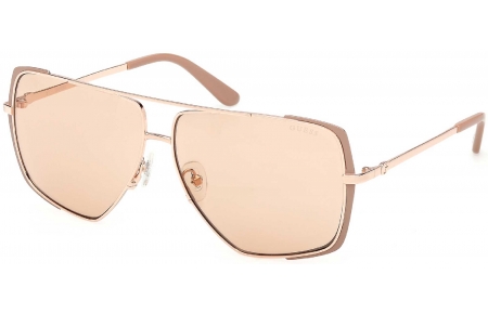 Gafas de Sol - Guess - GU00220 - 58E  MATTE BEIGE // LIGHT BROWN