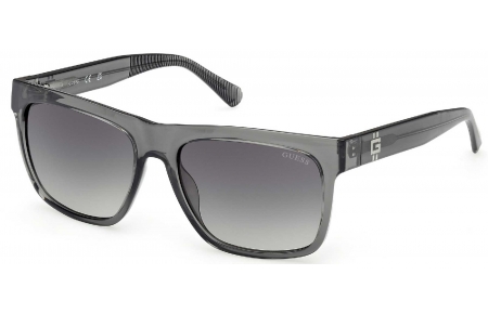 Gafas de Sol - Guess - GU00222 - 20B  SHINY GREY // SMOKED GRADIENT