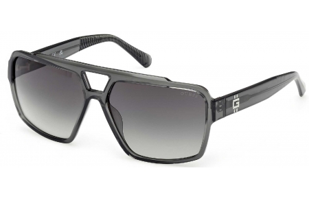 Gafas de Sol - Guess - GU00223 - 20B  SHINY TRANSPARENT GREY // SMOKED GRADIENT