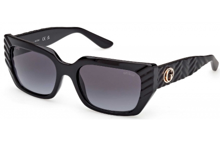 Gafas de Sol - Guess - GU00254 - 01B  SHINY BLACK // GREY GRADIENT