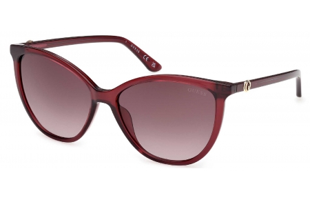 Gafas de Sol - Guess - GU00256 - 69F  SHINY BURGUNDY // BROWN GRADIENT