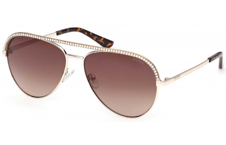 Gafas de Sol - Guess - GU00271 - 32F  SHINY PALE GOLD // BROWN GRADIENT