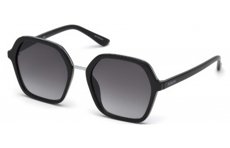 Gafas de Sol - Guess - GU7557 - 01B  SHINY BLACK // GREY GRADIENT