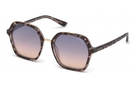 Gafas de Sol - Guess - GU7557 - 20W  HAVANA GREY // BLUE GRADIENT
