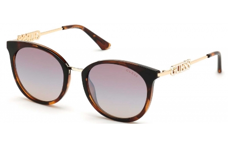 Gafas de Sol - Guess - GU7645 - 52G  DARK HAVANA // VIOLET GRADIENT MIRROR
