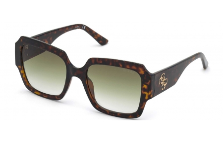 Gafas de Sol - Guess - GU7681 - 52P  DARK HAVANA // GREEN GRADIENT
