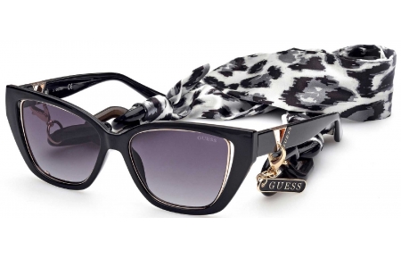 Gafas de Sol - Guess - GU7816 - 01B  SHINY BLACK // GREY GRADIENT