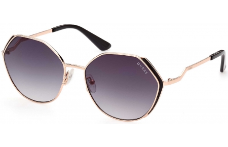 Gafas de Sol - Guess - GU7842 - 28F  SHINY ROSE GOLD // BROWN GRADIENT