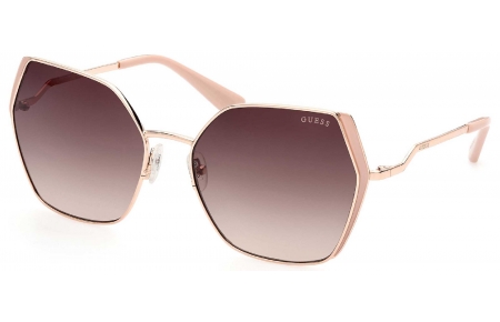 Gafas de Sol - Guess - GU7843 - 28F  SHINY GOLD // BROWN GRADIENT