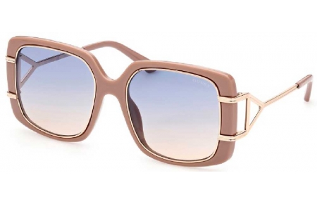 Gafas de Sol - Guess - GU7854 - 57W  SHINY BEIGE // BLUE GRADIENT