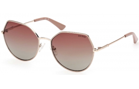 Gafas de Sol - Guess - GU7867 - 32T  SHINY GOLD // BURGUNDY GRADIENT