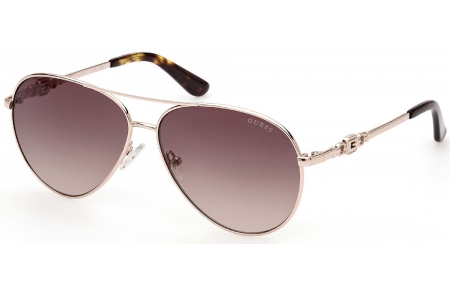 Gafas de Sol - Guess - GU7885-H  - 32F  SHINY GOLD // BROWN GRADIENT