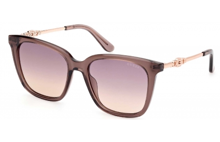 Gafas de Sol - Guess - GU7886 - 59Z  SHINY TRANSPARENT BROWN // VIOLET GRADIENT