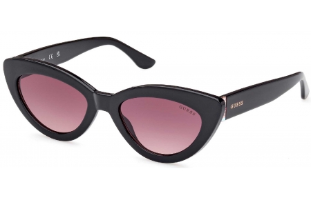 Gafas de Sol - Guess - GU7905 - 01T  SHINY BLACK // BURGUNDY GRADIENT