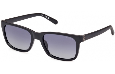 Sunglasses - Guess - GU00066 - 02D  MATTE BLACK // GREY POLARIZED