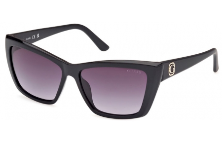 Sunglasses - Guess - GU00098 - 01B  SHINY BLACK // GREY GRADIENT