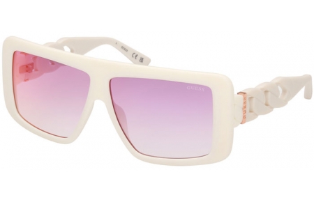 Lunettes de soleil - Guess - GU00109 - 21Z  MATTE WHITE // VIOLET GRADIENT
