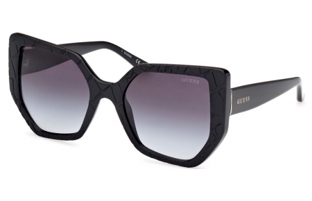 Lunettes de soleil - Guess - GU00153 - 02B  MATTE BLACK // GREY GRADIENT