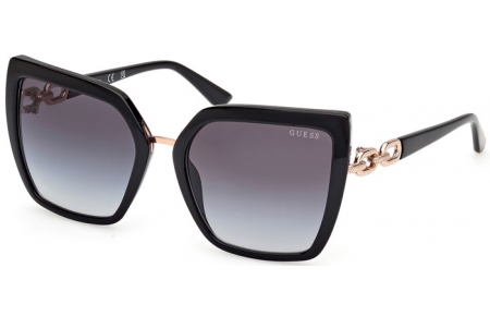 Sunglasses - Guess - GU00160 - 01B  SHINY BLACK // GREY GRADIENT