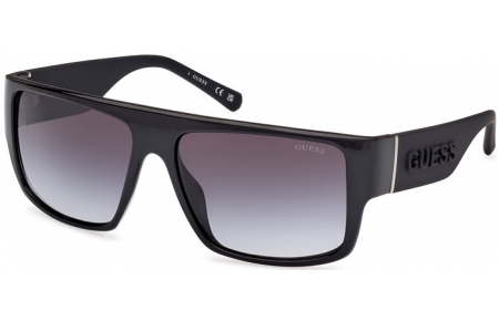 Sunglasses - Guess - GU00165 - 01B  SHINY BLACK // GREY GRADIENT