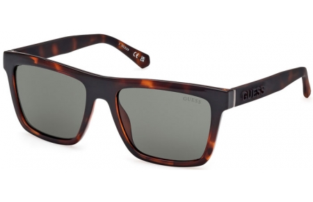 Gafas de Sol - Guess - GU00166 - 52N  DARK HAVANA // GREEN