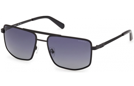 Sunglasses - Guess - GU00208 - 02D  MATTE BLACK // GREY POLARIZED