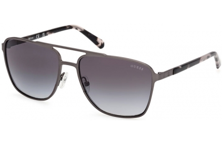 Gafas de Sol - Guess - GU00210 - 07B  SATIN DARK RUTHENIUM // GREY GRADIENT