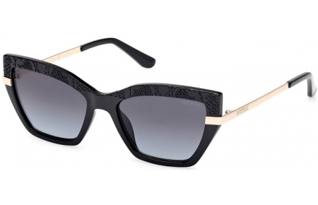 Gafas de Sol - Guess - GU00216 - 01B  SHINY BLACK // SMOKED GRADIENT