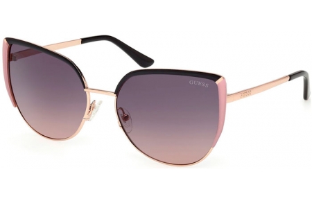 Sunglasses - Guess - GU00217 - 05B  SHINY ROSE GOLD BLACK // SMOKED GRADIENT