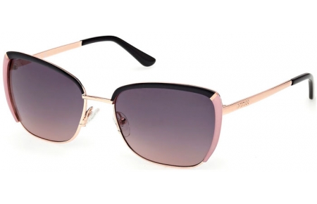 Sunglasses - Guess - GU00218 - 05B  SHINY ROSE GOLD BLACK // SMOKED GRADIENT