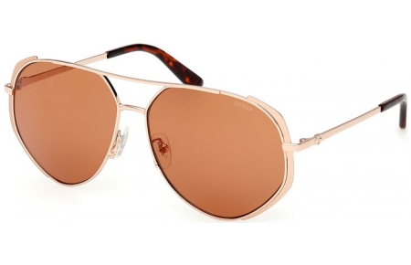 Gafas de Sol - Guess - GU00219 - 32E  MATTE PALE GOLD // BROWN