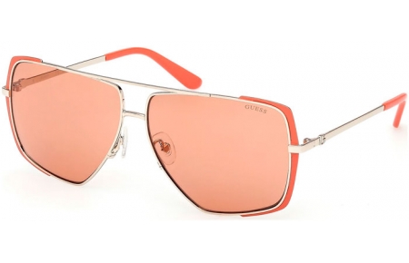 Gafas de Sol - Guess - GU00220 - 43E  MATTE ORANGE GOLD // ORANGE