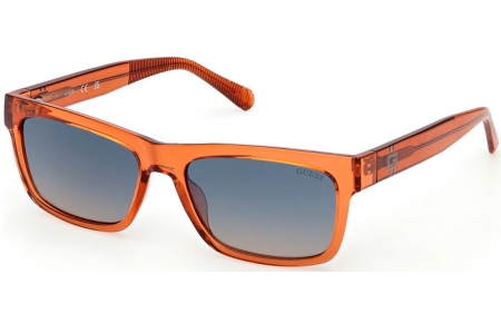 Gafas de Sol - Guess - GU00221 - 42X  SHINY DARK ORANGE // BLUE GRADIENT