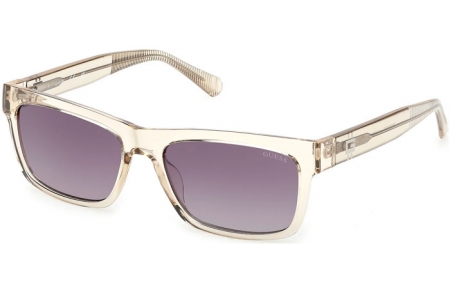 Gafas de Sol - Guess - GU00221 - 57Z  SHINY BEIGE // DARK VIOLET GRADIENT
