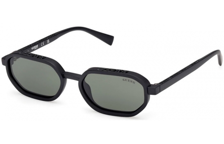 Sunglasses - Guess - GU00233 - 02N  MATTE BLACK // GREEN