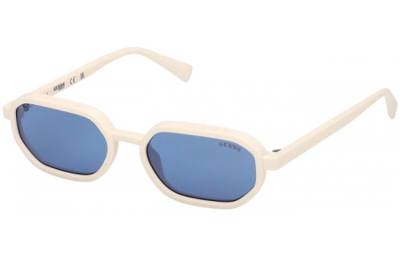 Lunettes de soleil - Guess - GU00233 - 21V  MATTE WHITE // BLUE