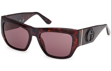 Lunettes de soleil - Guess - GU00252 - 52E  DARK HAVANA // BROWN