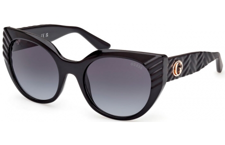 Gafas de Sol - Guess - GU00255 - 01B  SHINY BLACK // GREY GRADIENT