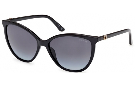 Lunettes de soleil - Guess - GU00256 - 01B  SHINY BLACK // GREY GRADIENT