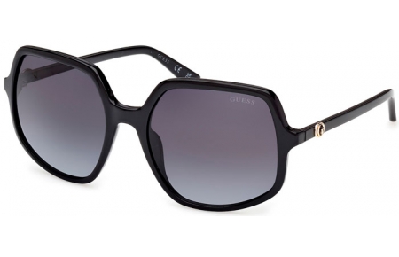 Gafas de Sol - Guess - GU00257 - 01B  SHINY BLACK // GREY GRADIENT