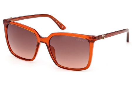 Lunettes de soleil - Guess - GU00258 - 44F  SHINY ORANGE // BROWN GRADIENT