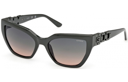 Lunettes de soleil - Guess - GU00264 - 96P  SHINY DARK GREEN // GREEN GRADIENT