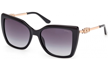 Gafas de Sol - Guess - GU00266 - 01B SHINY BLACK // GREY GRADIENT