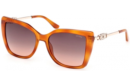 Lunettes de soleil - Guess - GU00266 - 53F  HAVANA // BROWN GRADIENT