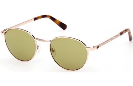 Lunettes de soleil - Guess - GU00272 - 32N  SHINY PALE GOLD // LIGHT GREEN